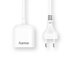 Hama USB Netadapter met 190 cm Lange Kabel 3.5A 1x USB A 1x USB C Wit_