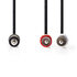 Nedis CAGT22200BK15 Stereo Audiokabel 3,5 Mm Male - 2x Rca Male 1,5 M Zwart_