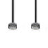 Nedis CCGT60000BK10 Kabel Usb 2.0 A Male - A Male 1,0 M Zwart_